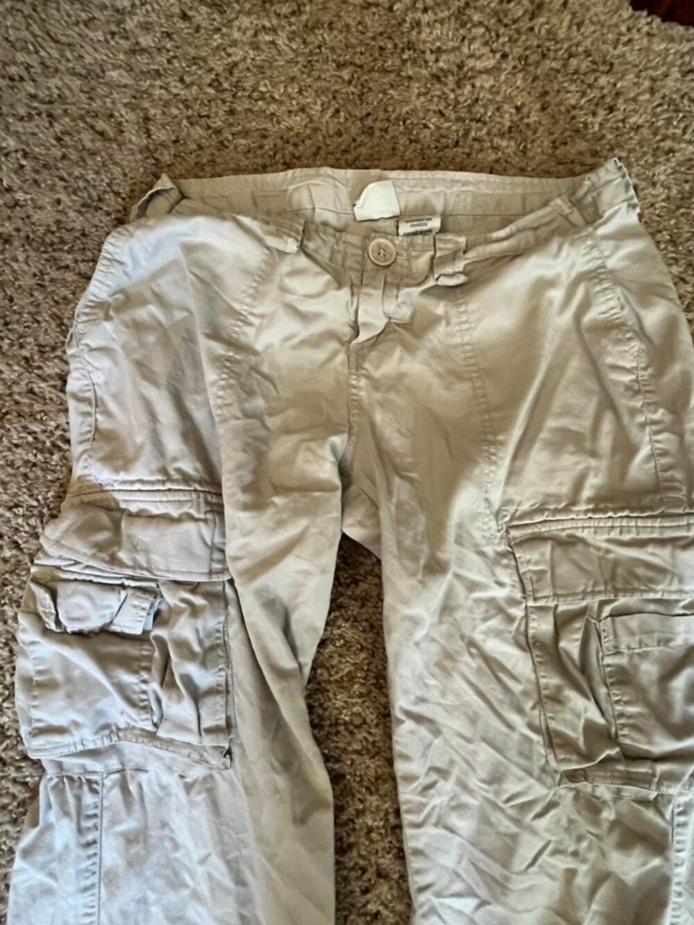 725 originals Women's Cream and Tan Trousers